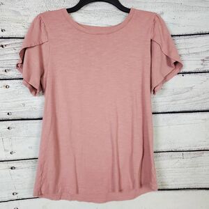 Women's Short Sleeve Pink Top
